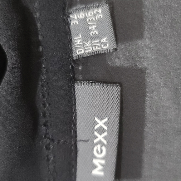 Sheer black short sleeve blouse - Picture 3 of 4